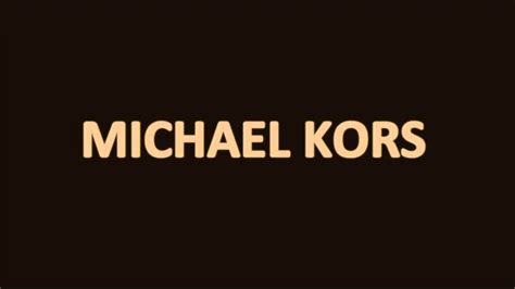 how to say michael kors.